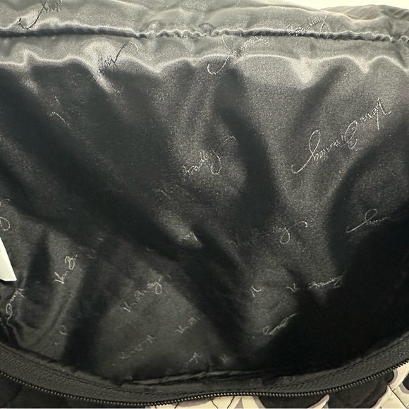 Floral Black and White Backpack Vera Bradley - Picture 4 of 11